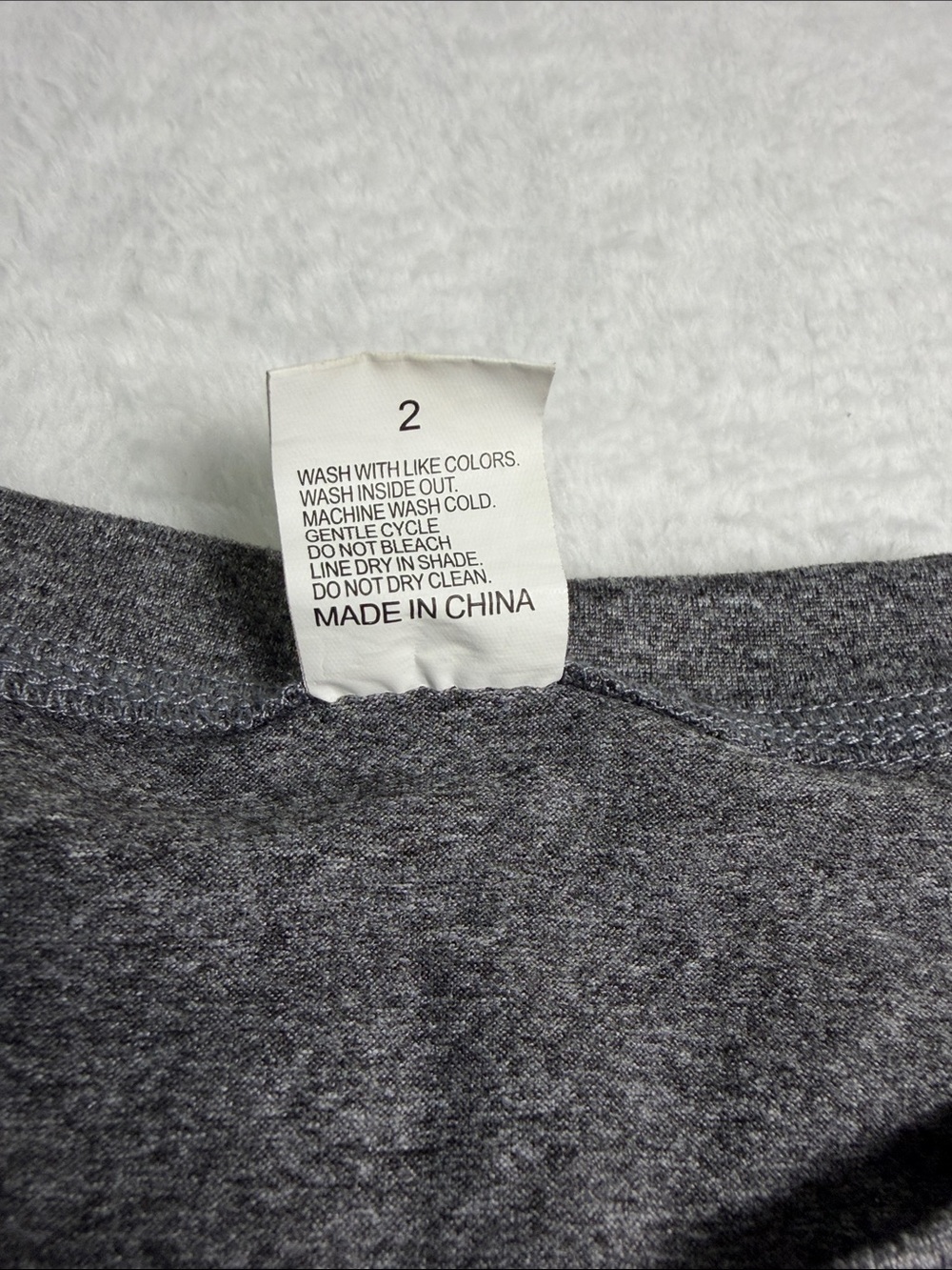 Women’s Halloween Ghost Tee in Gray with Orange Beanie Graphic Size XL - Picture 3 of 6